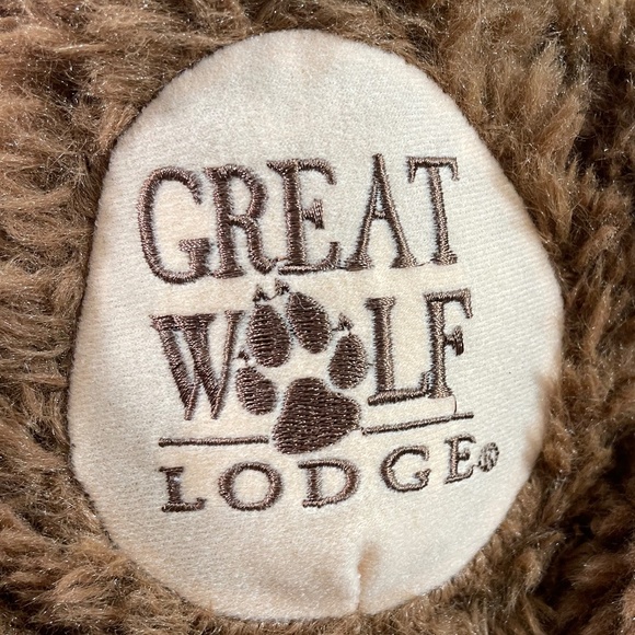 Fiesta Great Wolf Lodge Teddy Bear Brown Tan Sitting Stuffed Animal 2017 12" NWT - Picture 5 of 13